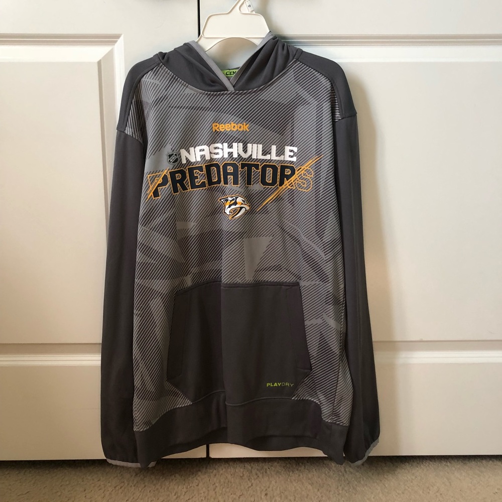 Reebok Nashville Predators Center Ice Sweatshirt